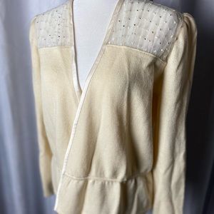 ST. JOHN vintage knit top.